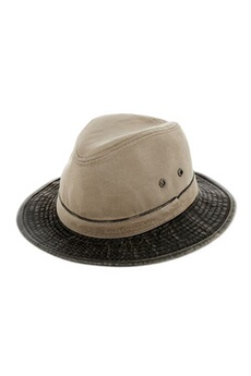 casquette et chapeau sportswear stetson chapeau traveller taille 61 marron