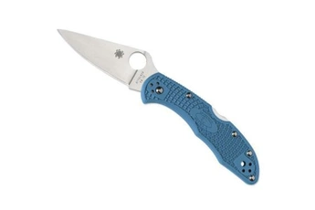 couteaux et pinces multi-fonctions spyderco - c11fpbl - couteau spyderco delica 4 bleu