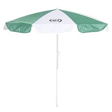 Parasol Vert blanc diametre 125cm