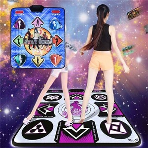 Tapis De Danse Sans Fil Acelufly – Double Tapis Avec Caméra Et Poignées – Plus De 150 Chansons – Pour Enfants 4-12 Ans – Fêtes, Anniversaires, Noël