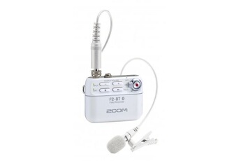 F2-BT/W - 32-bit recorder with bluetooth - includes lavalier microphone - white