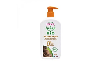 Accessoire santé bébé Love & Green Love and Green - Gel lavant surgras bébé - Huile d'olive - 500ml - Bio
