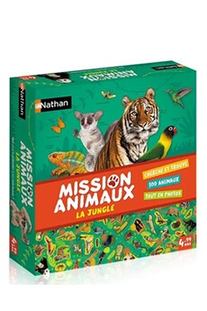 jeu pour découvrir la nature nathan jeu de société mission animaux jungles