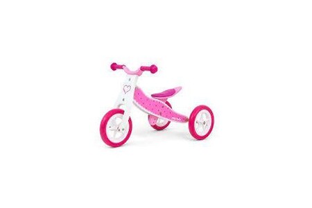 Draisienne Milly Mally Ride On draisienne 2in1 Look Coeurs