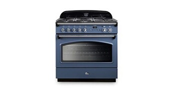 FALCON Piano de cuisson 90 cm CLASSIC FX Mixte maxi four Roche chrome CLAS90FXDFSBC EU - vue 2