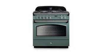 FALCON Piano de cuisson 90 cm CLASSIC FX Mixte maxi four Minéral Chrome CLAS90FXDFMGC EU - vue 2