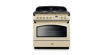 FALCON Piano de cuisson 90 cm CLASSIC FX Mixte maxi four Crèmelaiton CLAS90FXDFCRB EU - vue 2