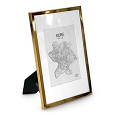 Cadre photo - Casa chic Berwick - rectangulaire DIN A4 cm - Verre - Doré