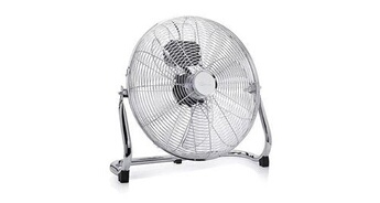 Ventilateur métal de sol grande vitesse 70w gris