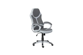 fauteuil de bureau inter link fauteuil de bureau physis pivotant à 5 roulettes gris clair/foncé