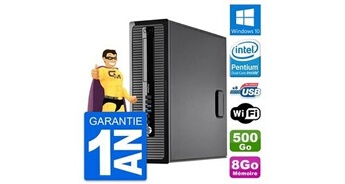 Pc prodesk 400 g1 sff intel g3220 ram 8go disque dur 500go windows 10 wifi
