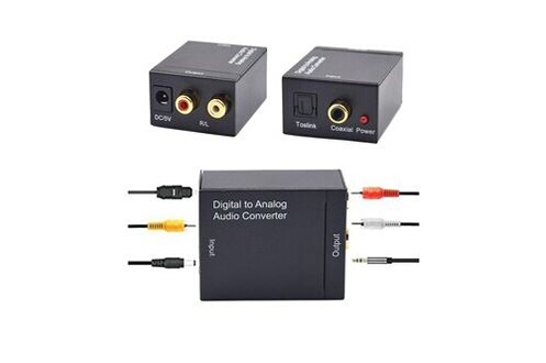 CLE WIFI / BLUETOOTH GENERIQUE Convertisseur audio numérique-analogique  signal coaxial à fibre optique jack stéréo 3,5 mm