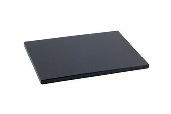 planche à découper metaltex 73381538 table en polyéthylène 38x28x1,5cm, noir