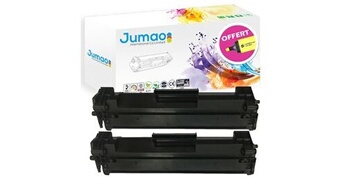2 toners compatibles pour hp laserjet pro m15a m15w m28a m28w, noir 1000 p type