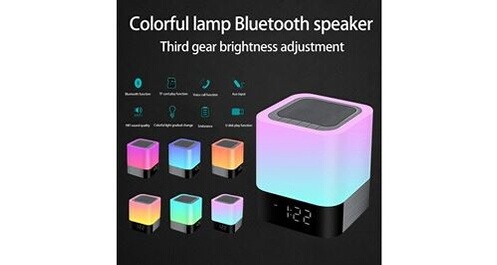 Enceinte intelligente GENERIQUE Rveil lectronique multifonctionnel de haut-parleur bluetooth lumineux color | Darty Enceinte intelligente GENERIQUE Rveil lectronique multifonctionnel de haut-parleur bluetooth lumineux color | Darty