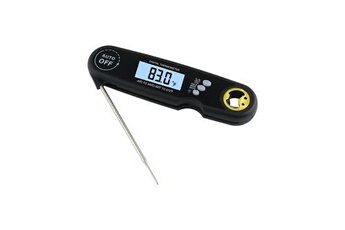 thermomètre / sonde generique barbecue de cuisine alimentaire pliant étanche mesurant le thermomètre électronique numérique - noir