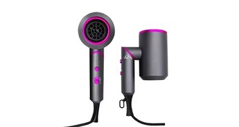 Yokuli - Sèche-cheveux pliable - 2000W - Air chaud et froid