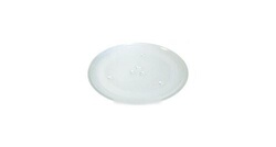 Plateau Micro-Ondes Universel 25,5 Cm Verre Résistant - 3 Fixations - Compatible Daewoo Galanz 3517203600