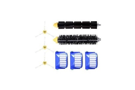 Pièces détachées aspirateur GENERIQUE Kit d'accessoires de remplacement pour brosse filtrante pour roomba 600 et robot de nettoyage