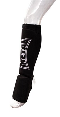 METAL BOXE Protège-Tibias Noir Taille S - Excellent Rapport Qualité/Prix