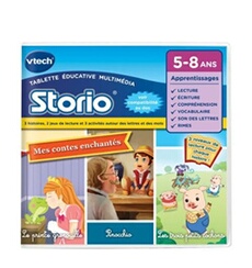 E.book animé Storio Mes contes enchantés (Pinocchio + 3 petits cochons + Le prince grenouille)