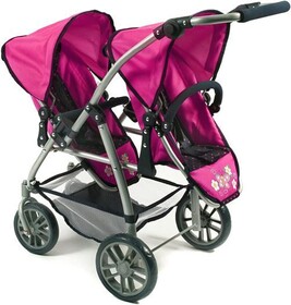 Bayer Chic 2000 68976 Tandem-Buggy Vario - Coche de muñeca, gris (gris jeans), de 3 a 7 años Bayer Chic 2000 68976 Tandem-Buggy Vario - Coche de muñeca, gris (gris jeans), de 3 a 7 años