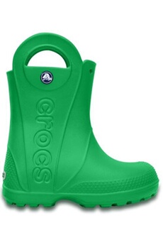 sandales et claquettes de sport cross crocs enfant handle it rain boot wellies en grass vert 12803 3e8 [child 12]