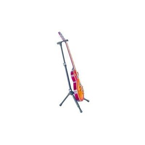 Basix Repose-Pied Guitare Métal Antidérapant Rouge - Hauteur Réglable 12-23 Cm, 4 Positions