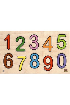 jeu chiffres et calcul bsm edufun - ef 12055 - jouet en bois - les chiffres