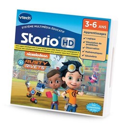 Tablettes educatives Vtech Jeu éducatif HD Storio Rusty Rivets | Darty