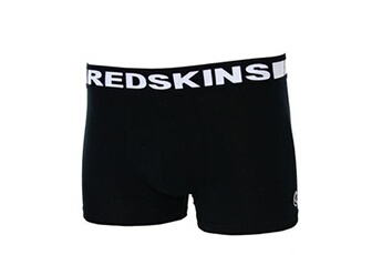 panty, culotte et slip de sport redskins boxer bx07000noir noir