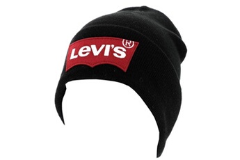 bonnet et cagoule sportwear levis bonnet classique batwing bonnet noir noir taille : uni réf : 38685