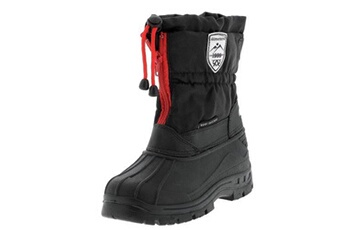 après-ski elementerre bottes neige après ski picton noir/roug boot cdt noir taille : 31 rèf : 60405