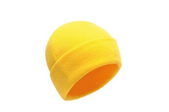 casquette et chapeau sportswear regatta standout axton - bonnet à ourlet - adulte unisexe (taille unique) (jaune vif) - utrg2498