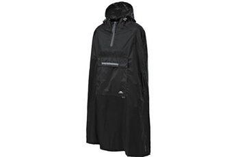 trench et imperméable sportswear trespass qikpac - poncho repliable - adulte unisexe (s) (noir) - uttp422