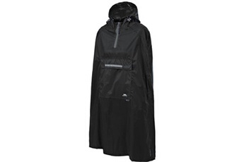 trench et imperméable sportswear trespass qikpac - poncho repliable - adulte unisexe (m) (noir) - uttp422