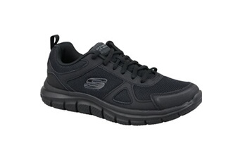 chaussures de running skechers baskets basses trackscloric noir pour hommes 43