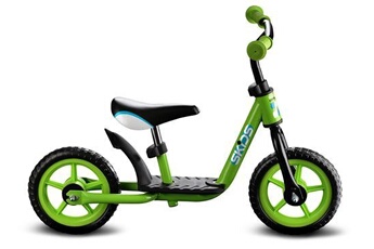 Vélo enfant GENERIQUE Skids Control loopfiets Draisienne à 2 Roues 10 pouces Junior Vert/Noir