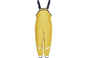pantalon de pluie avec molleton jaune junior