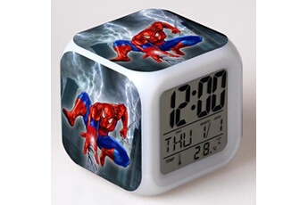 Réveil Stack Réveil enfant LED Multifonctionnel Coloré Cadeau - Spiderman #2