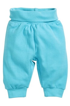pantalon interlockbébé junior en coton turquoise