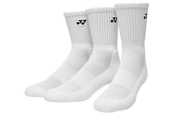 chaussettes sportswear yonex basic sockschaussettes de sport coton blanc 3 paires