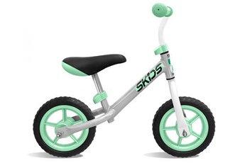 Vélo enfant Skids Control loopfiets Draisienne à 2 Roues 10 pouces Junior Gris/Turquoise