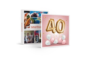Coffret cadeau Smartbox - Joyeux anniversaire ! Pour femme 40 ans - Coffret Cadeau Multi-thèmes