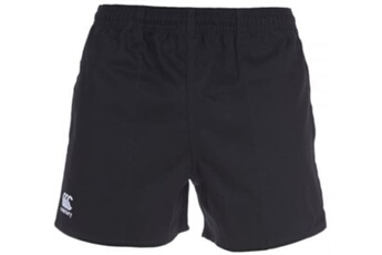 short sportswear canterbury shorts de rugby pour professionalhommes en coton noir