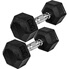 Haltère Movit haltère hexagonal, Dumbbells en fonte avec revêtement Haltère Movit haltère hexagonal, Dumbbells en fonte avec revêtement