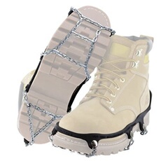 Crampons de bottes de neige Chains XL 46+ Noir
