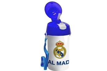 Gourde et poche à eau Guizmax Gourde Real de Madrid Enfant Bouteille Sangle réutilisable Paille -