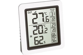montre à quartz tfa thermomètre radiopiloté dostmann funk-thermometer info 30.3065.02