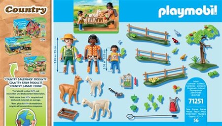 Playmobil PLAYMOBIL Country 71251 Randonneurs et alpagas | Darty